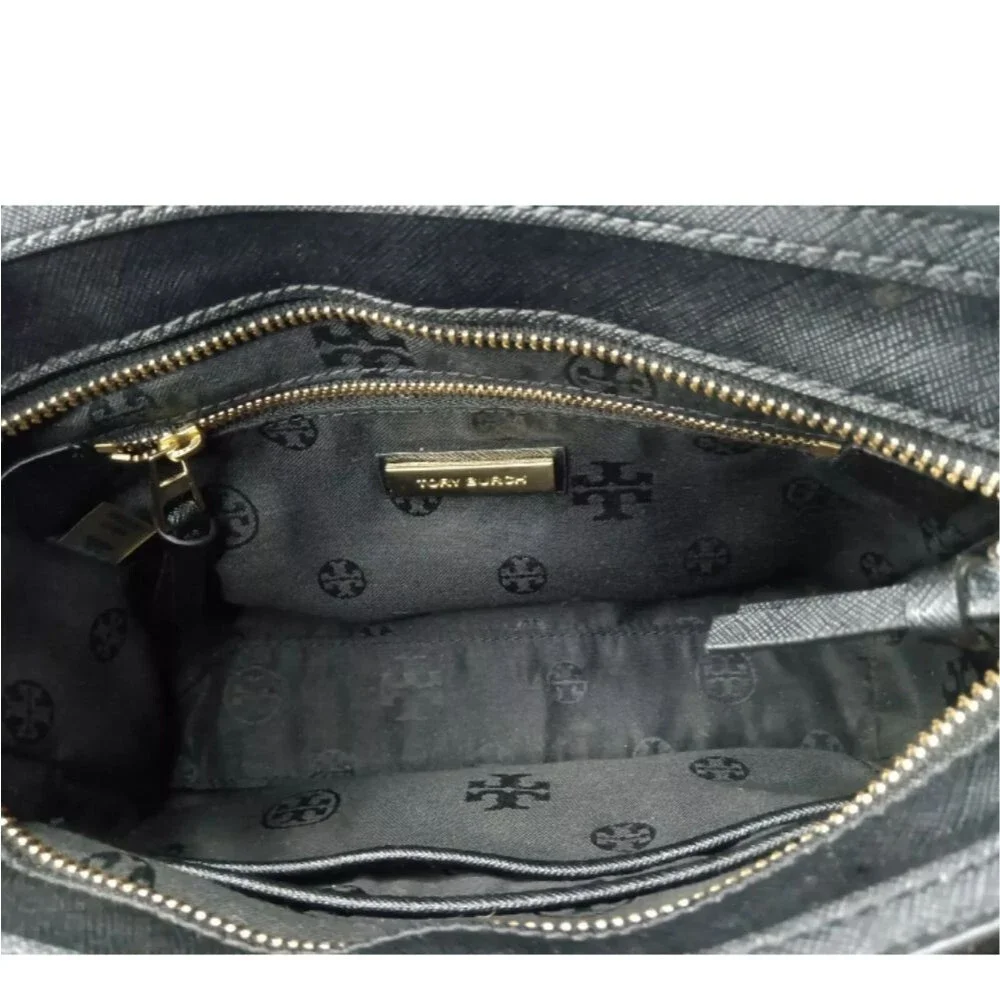 Tory Burch Saffiano Leather Top Handle Bag Mini Handbag